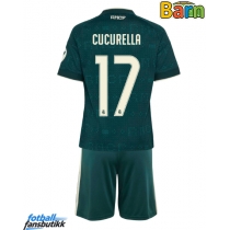 Real Madrid Marc Cucurella #17 Bortedraktsett Barn 2026-27 Kortermet (+ Korte bukser)